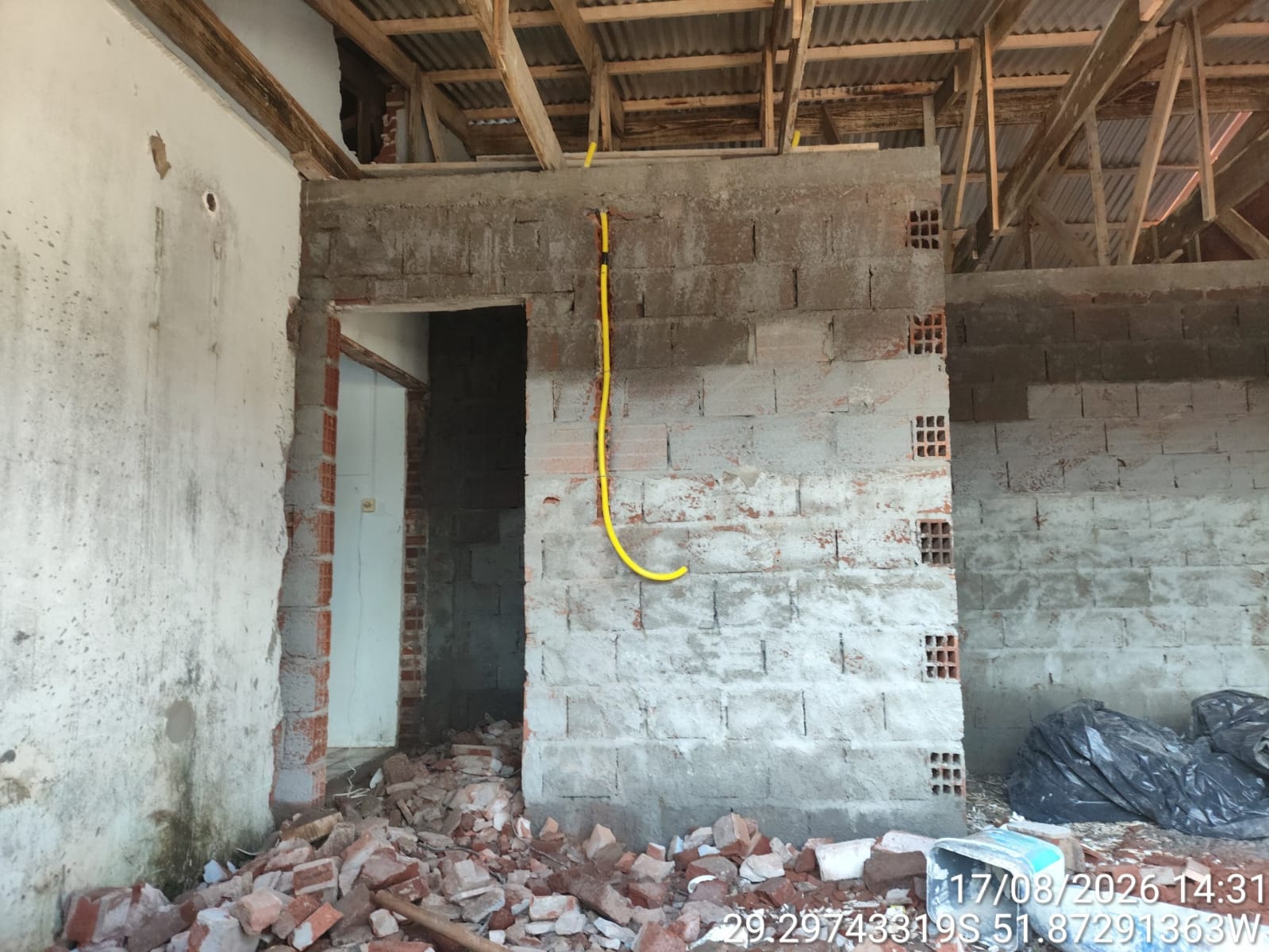 Foto da obra Ampliação e reforma da EMEI Arco Íris